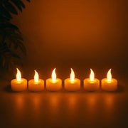 Premium 6 Piece Led Flameless Candle Light Set With Remote Control thumbnail 2