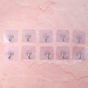 Heavy Duty Flower Adhesive Wall Hooks - (10 Pc  Set) thumbnail 4