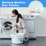 12604 Laundry Ball Floating Pet Fur Lint Hair Catcher Household Reusable Washing Machine Floating Lint Mesh Bag Hair Filter Net Pouch Washing Lint Hair Remover Net Mesh Bag Dryer (1 Pc) thumbnail 5