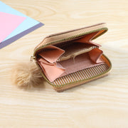 Stylish Kids Wallet With Soft Fur Zip Puller (1 Pc) thumbnail 2