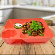 Plastic Plates With Dipping Saucer  Round Dip Part (1 Pc  1816 Cm  1 Pc) thumbnail 3