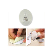 9417 Multipurpose Small Stainless Steel Wall Hanging Hook 36 Pc Self Adhesive Stainless Steel Heavy Duty Wall Hooks For Hanging Clothes Calender Bathroom Tiles Kitchen Key Hange (36 Pc Set) thumbnail 4