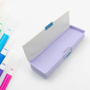 4138 Multipurpose Compass Box Plastic Double Deck Pencil Case With 2 Compartments Supplies Utility Box Storage Organizer Pencil Box For School Cartoon Printed Pencil Case For Kids Birthday Gift For Girls  Boys thumbnail 5
