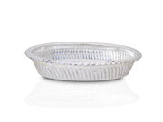 2090 Multipurpose Royal Design Oval Silver Gift Tray thumbnail 1