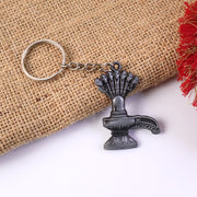 Premium Metal Shiva Lingam With Naag Religious Keychain (1 Pc) thumbnail 4