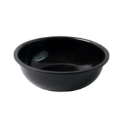 Plastic 6 Inch Black Round Deep Serving Bowl (1 Pc) thumbnail 1