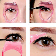 0382 3 In 1 Plastic Makeup Cosmetic Eyelash Tool Lash Mascara Applicator Eyelashes Guide Eyelashes Brush Curler Comb Eye Makeup Tool Female Supply (1 Pc) thumbnail 4