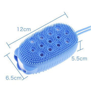 1448 Silicone Bubble Bath Spa Super Soft Body Scrubbing Brush thumbnail 5