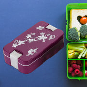 5332 Airtight Lunch Box 2 Compartment Lunch Box Leak Proof Food Grade Material Lunch Box Modern Appearance  Compact Lunch Box With Spoon thumbnail 3