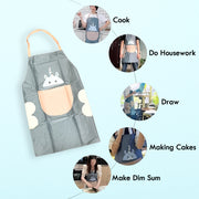 Cute Cartoon Animal Design Kitchen Apron (1 Pc) thumbnail 5