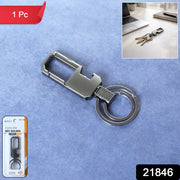 Premium Metal Key Holder With Secure And Stylish Keychain (1 Pc) thumbnail 7