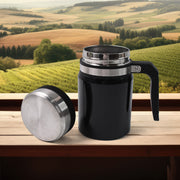 Stainless Steel Vacuum Cofee Cup With Non Slip Scalding (600ml Approx) thumbnail 3