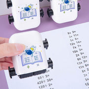 Kids Educational Automatic Math Problem Rolling Stamp (1 Pc) thumbnail 5