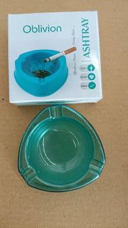 Oblivion Heavy-duty Transparent Plastic Ashtray With Triple Rest Slots  Anti-slip Base (1 Pc) thumbnail 5