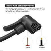 0533 Portable Mini Bike Pumpcycle Pump Foot Activated With Gauge Floor Bicycle Pump  Cycle Pump thumbnail 3