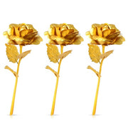 B Golden Rose Is Perfect For Decorating Homes Offices Cafes (3 Pc Set) thumbnail 5