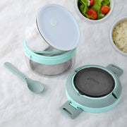 Ganesh Tiara 400ml Stainless Steel Insulated Lunch Box With Leakproof Lid  Folding Spoon thumbnail 5