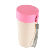 12683 Travel Coffee Cup Portable Water Bottle Wheat Straw Coffee Tea Mug Coffee Mug With Lids For Coffee Tea (300 Ml Approx) thumbnail 3