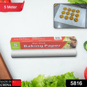 Non Stick Microwave  Oven Proof Parchment Paper Baking Paper Food Wraping Paper Easy To Tear Easy To Clean For Grilling Cooking Deep Fryer White thumbnail 5