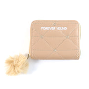 Stylish Kids Wallet With Soft Fur Zip Puller (1 Pc) thumbnail 1