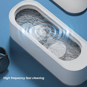12670 Ultrasonic Jewllery Cleaner Ultrasonic Cleaning Machine Portable Jewellery Cleaning Mchine For Jewellery Ring Silver Retainer Glasses Watches Coins High Frequency Vibration Machine (Battery Not Included) thumbnail 1