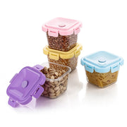 Plastic Food Storage Containers With Lid (4 Pcs Set  500 Ml) thumbnail 3