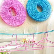 8861 3 Meters Windprood Anti-slip Clothes Washing Line Drying Nylon Rope With Hooks Durable Camping Clothesline Portable Clothes Drying Line Indoor Outdoor Laundry Storage For Travel Home Use (3 Mtr.) thumbnail 6