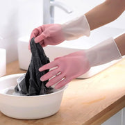Small Size Reusable Household Cleaning Gloves (1 Pair) thumbnail 2