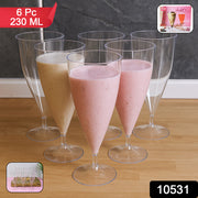 Supermom Plastic Shake Coco Glass Set (230ml  6 Pc) thumbnail 6