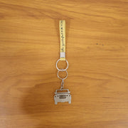 Stylish Dual-keyring Metal Car Keychain Set (1 Set) thumbnail 6