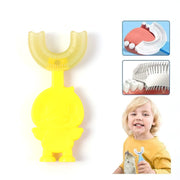 Cute Cartoon Duck U-shape Baby Toothbrush (1 Pc  Mix Color) thumbnail 3