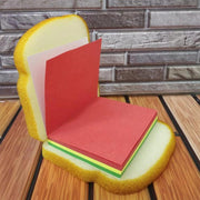 8072 Sandwich Shaped Notepad  Sticky Notes  Memo Pads Unique Mini Notes (Multicolor) thumbnail 3