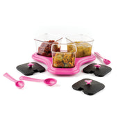 2736 3 Pc Dining Set Used As A Cutlery Set For Serving Food Purposes And Sweet Dishes And All In All Kinds Of Household And Official Places Etc. thumbnail 1