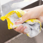 Double Side Dishwashing Sponge Dish Washing Brush (1 Pc) thumbnail 2