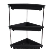 3-layer Multipurpose Plastic Corner Storage Rack thumbnail 3