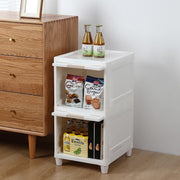 Multipurpose Storage Cabinet Storage Solutions Plastic Drawers  Multi Layer Wardrobe Storage Drawers  Foldable Multipurpose Drawer Units For Kitchen Bathroom Bedroom Cloth (2 Layer) thumbnail 4