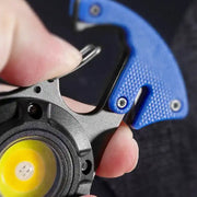 4339 Keychain Led Flashlight Rechargeable Multi Function 6 Lighting Modes Pocket Key Chain Flash Light Usb For Outdoor Campingwalking With Cigarette Lighter thumbnail 5