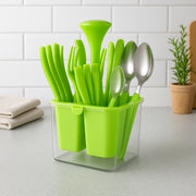 Supermom Premium Fancy Cutlery Set With Holder (24 Pc  Set) thumbnail 3