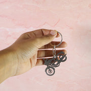 Motorcycle Silhouette Metal Keychain - (1 Pc) thumbnail 5