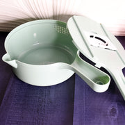 Vegetable Choppers With Drain Basket  6 In 1 Vegetable Slicer Blades (1 Set) thumbnail 5