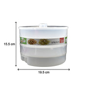 0072 Sprout Maker 4 Layer Used In All Kinds Of Household And Kitchen Purposes For Making And Blending Of Juices And Beverages Etc. thumbnail 3