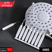 4985 10pcs Shower Nozzle Cleaning Brush Reusable Multifunctional Shower Head Anti-clogging Small Brush thumbnail 7