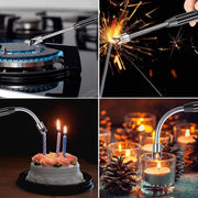 Lighter Long Flexible Electric Arc Usb Rechargeable Windproof Flameless Electronic Smoking Plasma Lighters thumbnail 3