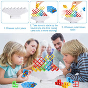 17750 3d Tower Game Tower Balance Game Tower Stacking Game Adult Kid Tower Stacking Blocks Balance Game Blocks Building Toys For Kids Age 3+ Years (16 Pcs Set) thumbnail 2