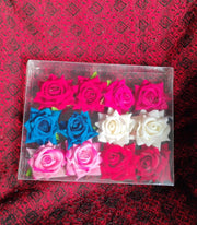 Colourful Flowing Flower Hair Pin (12 Pcs Set  Mix Color) thumbnail 6