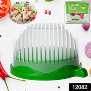 Plastic 60 Seconds Salad Cutter Salad Maker Salad Bow  (1 Pc) thumbnail 7