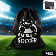 7603 Sport Bag Drawstring Backpack Sports Water Resistant String Bag Sport Gym Sack Pack For Women Men Large thumbnail 5