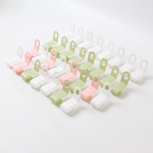 Multi-color Hanger Connector Hooks (30 Pc)