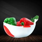 2892 Plastic Rice Pulses Fruits Vegetable Noodles Pasta Washing Bowl And Strainer thumbnail 2