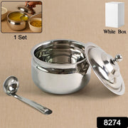 Premium Stainless Steel Ghee Pot thumbnail 6